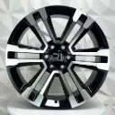 RIN 20X9 6-139.7 R1 SPORT FA668 BLACK MACHINE FACE ET24 CB78.1