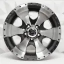 RIN 16X7 6-114.3 R1 SPORT JA095 GUNMETAL MACHINE FACE ET0 CB66.1