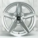 RIN 14X7.5 4-100/114.3 R1 SPORT 10131 SILVER MACHINE FACE ET-12 CB73.1