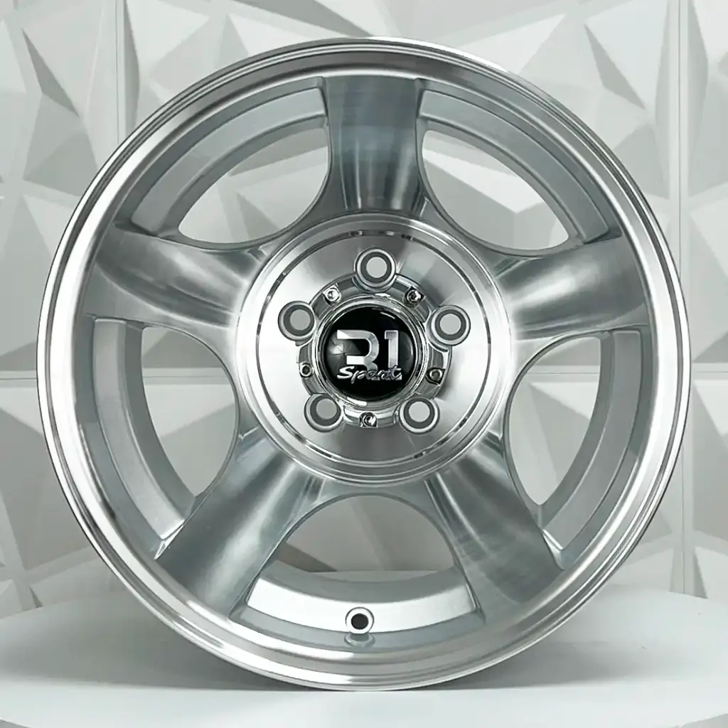 RIN 15X10 6-139.7 R1 SPORT 693 SILVER MACHINE FACE ET-45 CB110.1