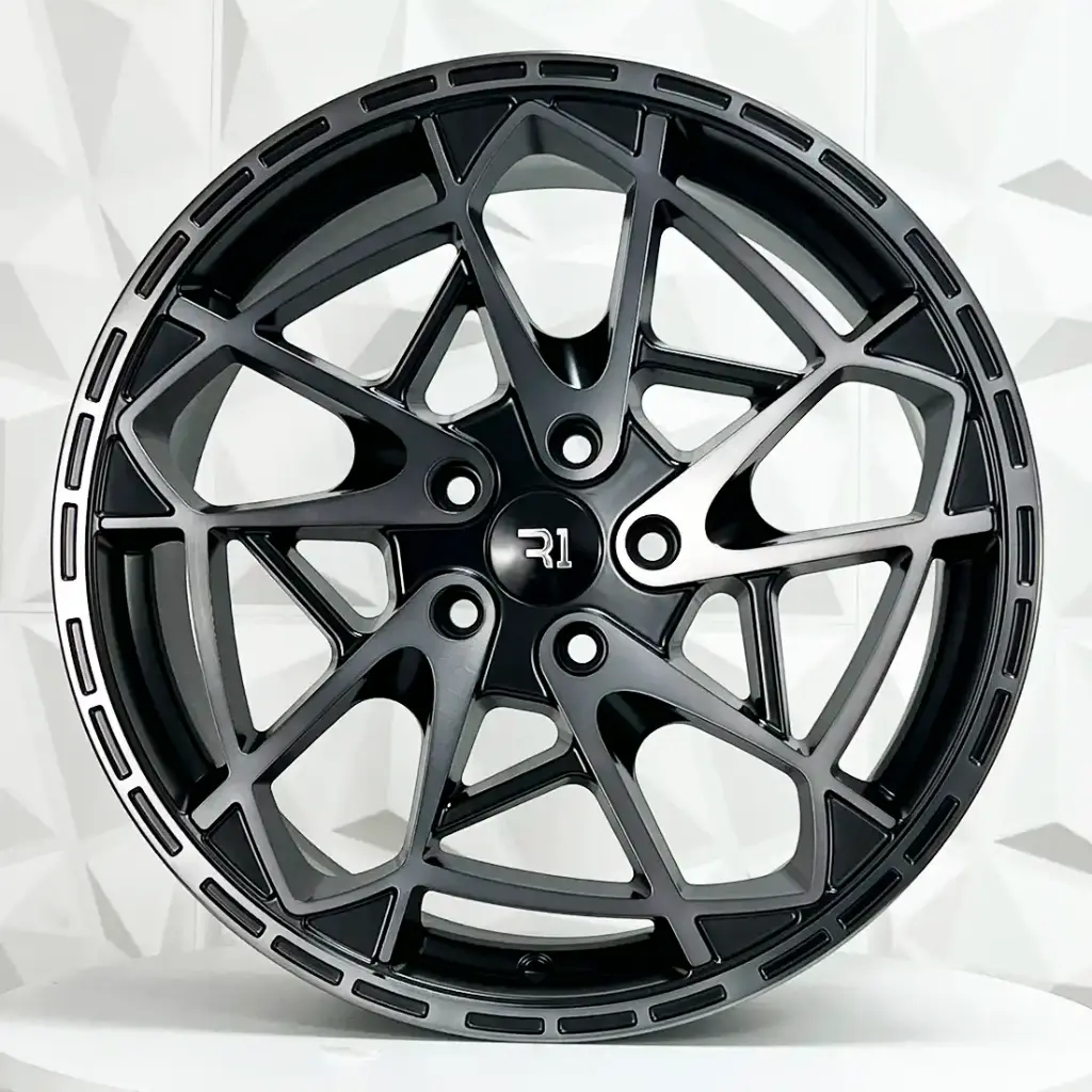 RIN 20X10 5-112 R1 SPORT LP119 BMF CLEAR MATE BLACK COATING ET43 CB72.6