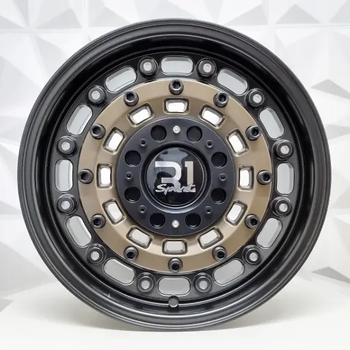 [178647] "RIN 17X9 6-139.7 R1 SPORT RGW8879 MATTE BRONZE + BLACK LIP POLISH ET0 CB110" 